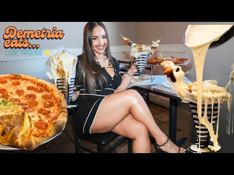 Demetria Eats: CRAZY ITALIAN FOOD in Vegas!! 🤪🍝