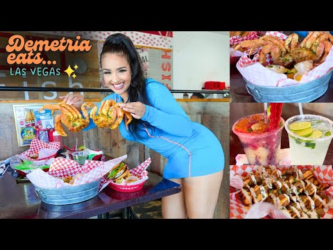 Demetria Eats: HONEY BUTTER CRAB 🤤Pink Starburst Kool-Aid, Jalapeño-Fried Okra, Keith Lee’s Favorite