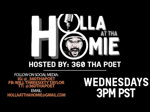 HOLLA AT THA HOMIE WITH 360 THA POET LIVE ON HOT7025FM.COM!