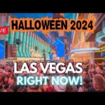 HALLOWEEN in Las Vegas LIVE (It’s CRAZY on Fremont Street!)