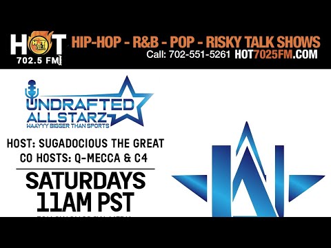 UNDRAFTED ALLSTARZ SPORTS SHOW ON HOT7025FM.COM!