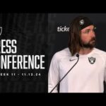 Gardner Minshew Presser – 11.13.24 | Raiders | NFL