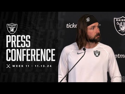 Gardner Minshew Presser – 11.13.24 | Raiders | NFL