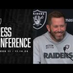 Coach Graham and Coach Turner Presser – 11.14.24 | Raiders | NFL