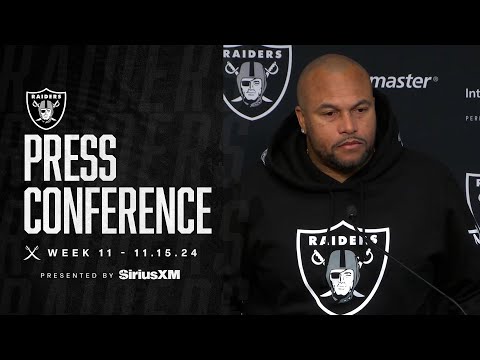 Coach Pierce Presser – 11.15.24 | Raiders | NFL