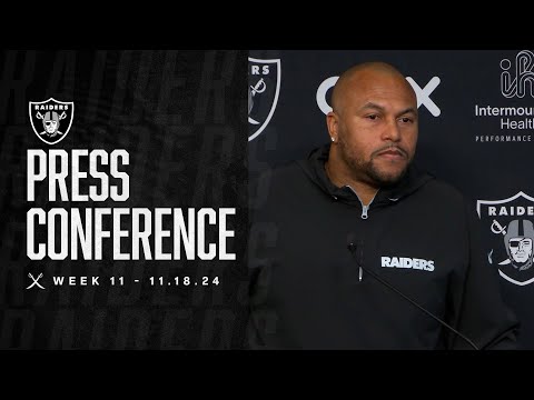 Coach Pierce Presser – 11.18.24 | Raiders | NFL