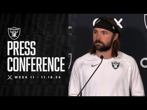 Gardner Minshew Presser – 11.20.24 | Raiders | NFL