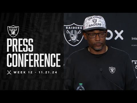 Coach Graham and Coach Turner Presser – 11.21.24 | Raiders | NFL