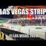 Las Vegas Strip Night Walk – F1 Las Vegas Night 1 – November 2024