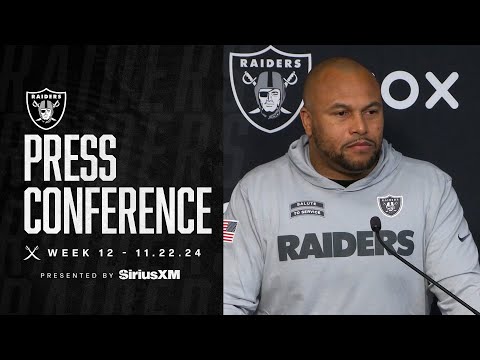 Coach Pierce Presser – 11.22.24 | Raiders | NFL