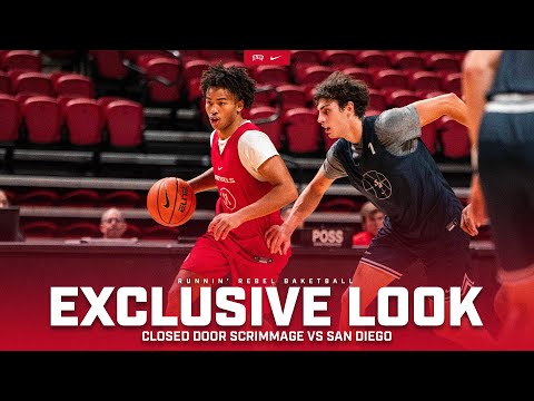 UNLV Basketball | Closed Door Scrimmage Highlights VS San Diego
