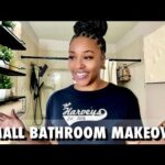 DIY BATHROOM MAKEOVER ON A BUDGET | Small Bathroom Makeover