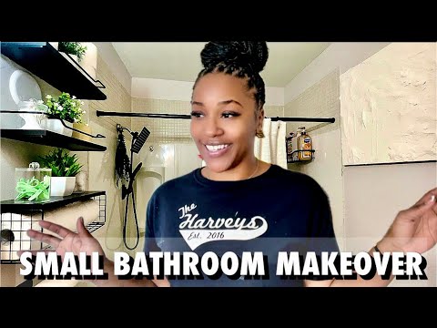 DIY BATHROOM MAKEOVER ON A BUDGET | Small Bathroom Makeover