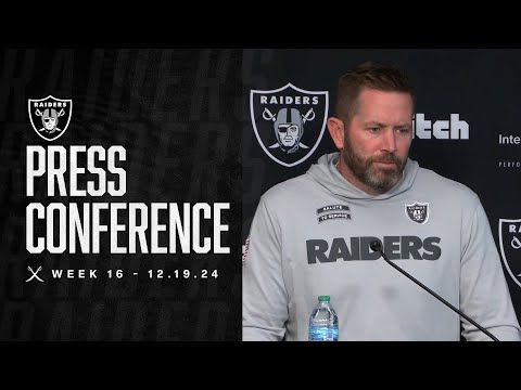 Coach Graham and Coach Turner Presser - 12.19.24 | Raiders | NFL