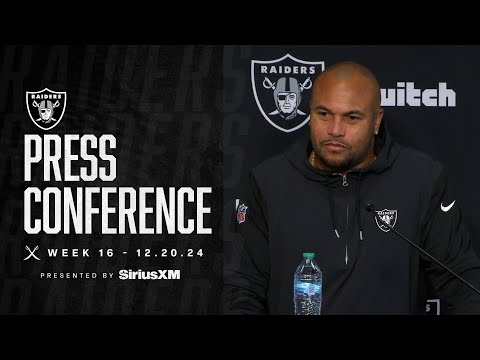 Coach Pierce Presser - 12.20.24 | Raiders | NFL