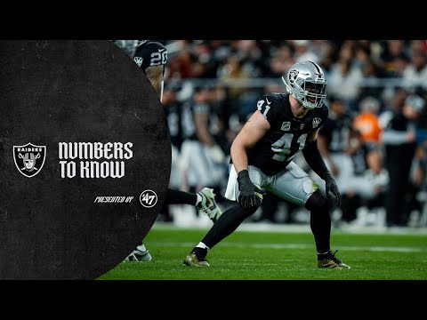 All the Numbers to Know Raiders-Jaguars Week 16 | Raiders | NFL
