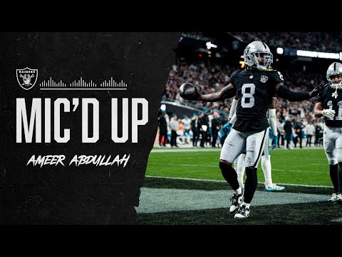 Ameer Abdullah Scores a Touchdown While Mic’d Up vs. Jaguars | Raiders | NFL