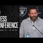 Coach Graham and Coach Turner Presser – 12.26.24 | Raiders | NFL