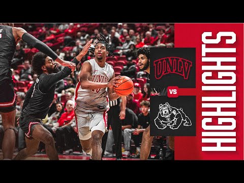 UNLV vs Fresno State Basketball Highlights | 2024-25 Season