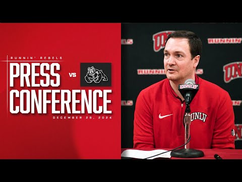 UNLV Runnin' Rebels Post Game Press Conference - Fresno State 12-28-24