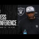 Coach Graham and Coach Turner Presser – 12.5.24 | Raiders | NFL