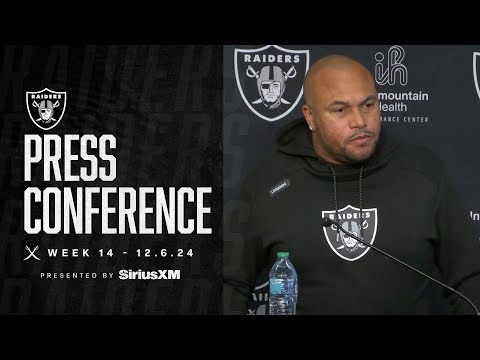 Coach Pierce Presser - 12.6.24 | Raiders | NFL