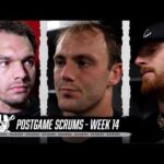 Brock Bowers, Maxx Crosby, Desmond Ridder and Jack Jones Postgame Media | Week 14 | NFL