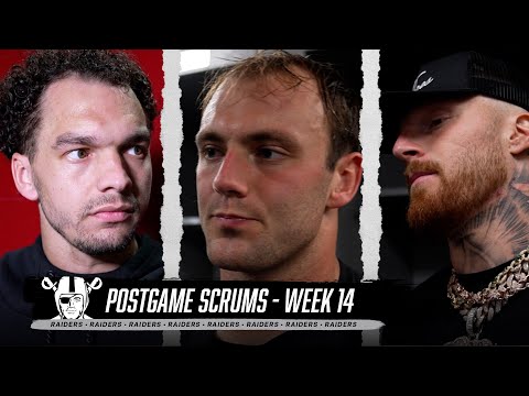 Brock Bowers, Maxx Crosby, Desmond Ridder and Jack Jones Postgame Media | Week 14 | NFL