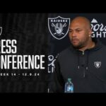 Coach Pierce Presser – 12.9.24 | Week 14 vs. Buccaneers | NFL