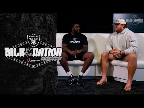 A Rookie Season Check-in With Jackson Powers-Johnson and DJ Glaze | Raiders | NFL