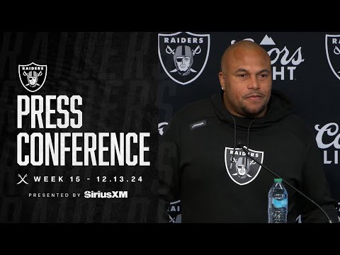 Coach Pierce Presser - 12.13.24 | Raiders | NFL