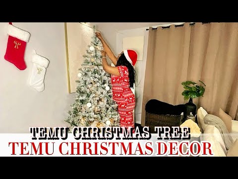 TEMU Christmas Decor | We Bought A TEMU Christmas Tree | VLOGMAS day 2