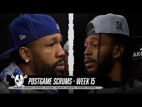 Jakobi Meyers, Jack Jones, Ameer Abdullah and Tyree Wilson Postgame Media | Week 15 | NFL