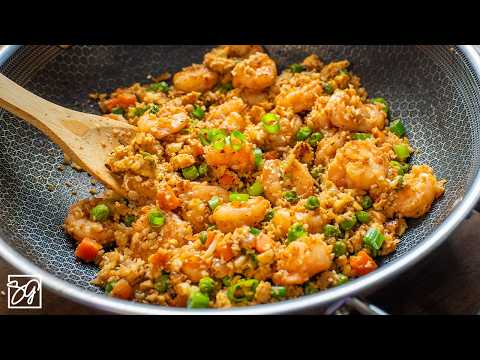 Easy Shrimp and Cauliflower Fried Rice