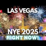 LAS VEGAS New Year’s Eve 2025 LIVE Countdown & Fireworks 🎉