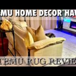 TEMU Home Decor | TEMU Rug Review | Living Room Makeover
