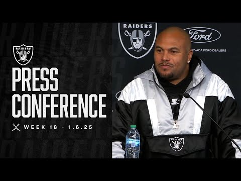 Coach Pierce End-of-Season Press Conference - 1.6.25 | Raiders | NFL