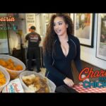 Demetria Eats: Charles Pan-Fried Chicken in Harlem! NYC Soul Food Review! Fried chicken, BBQ, yams