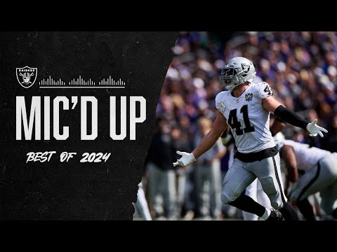 Best of Mic’d Up From Raiders’ 2024 Season: ‘You Ain’t Snapping It!’ | NFL
