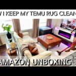 Amazon Haul  | How I Keep My TEMU RUG Clean | New Amazon Home Finds