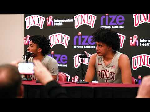 UNLV Runnin' Rebels Post Game Press Conference - Utah State 1-15-25