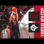 UNLV at San Diego State Basketball Highlights | 2024-25 Season