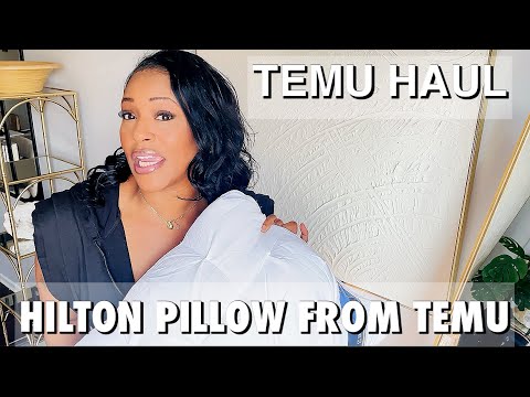 Temu Home Decor | Bedroom Makeover | Temu Hilton Pillows Review