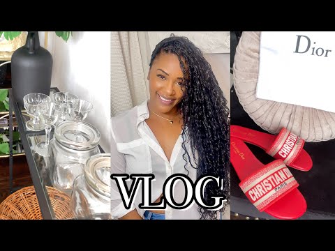 Home in Decor VLOG  | Kitchen Update | Vintage Glassware | Thrift Haul