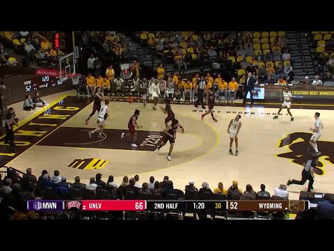 UNLV at Wyoming Basketball Highlights | 2024-25 Season