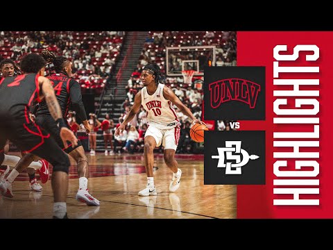 UNLV vs SDSU Basketball Highlights | 2024-25 Season