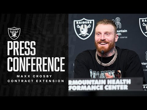 Maxx Crosby Contract Extension Press Conference – 3.5.25 | Las Vegas Raiders | NFL