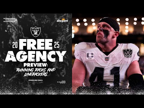 Raiders Linebackers and Running Backs | 2025 NFL Free Agency