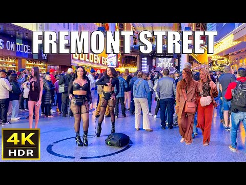 Fremont Street Las Vegas Walk - March 2025 - Las Vegas, Nevada