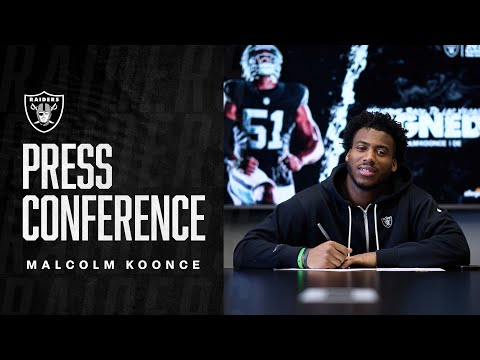 Malcolm Koonce Press Conference - 3.11.25 | Las Vegas Raiders | NFL